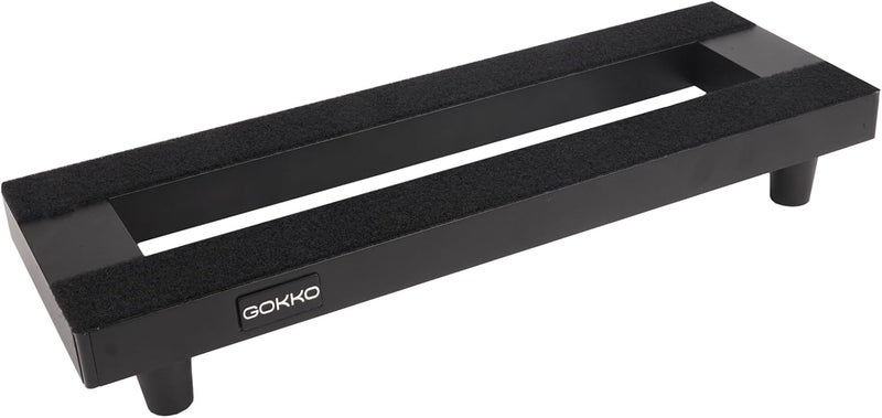 GOKKO لوحة دواسات جيتار صغيرة 15" × 5" من سبائك الألمنيوم (GKA-15N) - Image 1
